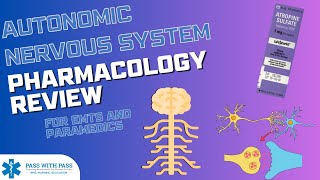 Autonomic Nervous System ANS Pharmacology  NREMT amp NCLEX Exam Prep [upl. by Johnston279]