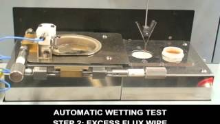 Malcom SWB2 Wetting Balance Tester  Automatic Wetting Test [upl. by Linis899]