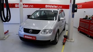 VW Touran Hvordan bytte varmeapparatvifte  2003 til 2010 mod 1T [upl. by Jeritah]