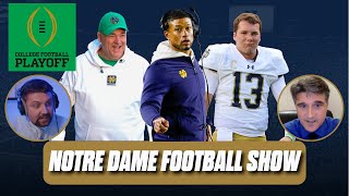 Notre Dame football show Irish vs the SEC BREAKDOWN of latest College Football Playoff Rankings [upl. by Norvan]