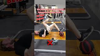 10 Tips for Better HIP Thrusts amp Glute Bridges Single leg Glute Bridges on Med Ball Glutes [upl. by Berty394]