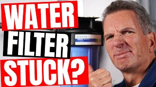 BEST 5 WAYS to OPEN and 2 WAYS to PREVENT STUCK Water Filter Housing [upl. by Bradman734]