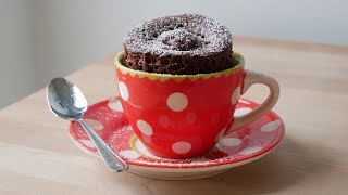 Tassenkuchen Selber Machen Rezept  Homemade Microwave Cake Recipe  ENG SUBS [upl. by Wilt]