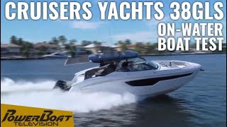 Cruisers Yachts 38 GLS Hybrid Bowrider Boat Test  PowerBoat Review [upl. by Aehsan815]