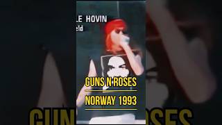 Guns n Roses Norway 1993 gunsnroses axlrose slash live rock [upl. by Charmian]