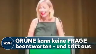 SAARLAND GrünenBundestagskandidatin Gaydukova kann keine Frage beantworten – und verlässt Partei [upl. by Ahsinoj329]