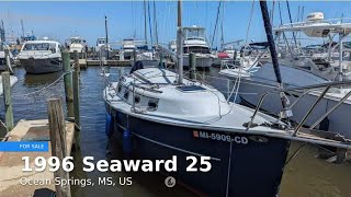 1996 Seaward 25 for sale in Ocean Springs MS US [upl. by Kimmy]