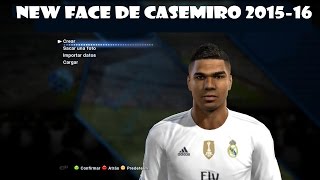 New Face De Casemiro 2015 Para PES 2013 [upl. by Cha]