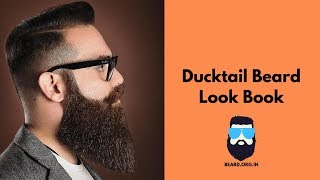 Ducktail Beard Look Book [upl. by Atiniuq848]