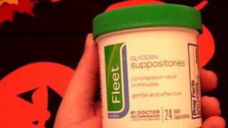 Fleet Glycerin Suppositories Constipation Relief in Minutes 1 Doctor Recommended Laxative Brand [upl. by Kozloski]