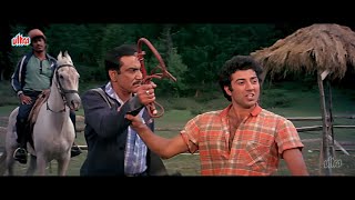 इनाम की ज़रूरत आपके इन पालतू कुत्तो को है मुझे नहीं  Sunny Deol  Bollywood Hindi Movie  Betaab [upl. by Tallbot705]