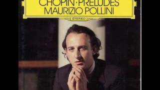 MPollini  Chopin  Prelude Op 28 No 15 in D Flat Sostenuto Raindrop [upl. by Ayikat]