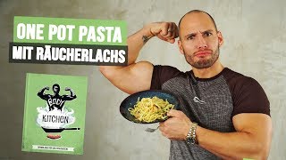 One Pot Pasta mit Lachs  ein Body Kitchen® Rezept mit Flying Uwe [upl. by Schwenk]