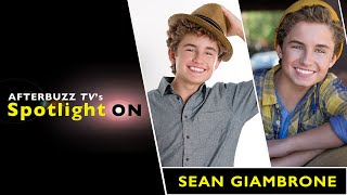 Sean Giambrone Interview  AfterBuzz TVs Spotlight On [upl. by Hpeseoj]