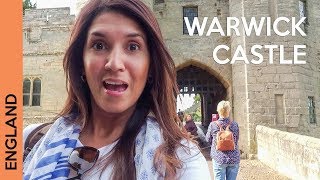 Warwick Castle  UK travel  We slept on the castle grounds [upl. by Cherye268]