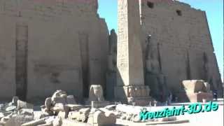 AIDA Ausflug SAF07  Auf den Spuren der Pharaonen Luxor Tempel Nilfahrt Hatschepsut [upl. by Kennett]