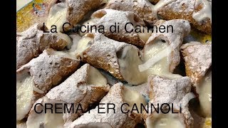 Crema per cannoli siciliani bimby 😋 [upl. by Remmus]