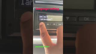 Tachograph Language settings [upl. by Magocsi122]