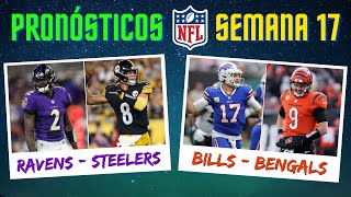 Pronósticos Semana 17  ¿Quién ganará cada partido  NFL PICKS 2022 [upl. by Joris]