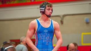 145 – Tegan Chumbley G of Marmion Academy IL defeated Ricky Ericksen R of Marist IL by 2–0 [upl. by Diella]