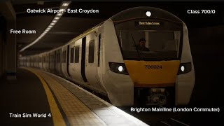 Gatwick Airport  East Croydon TSW4 [upl. by Tansey]