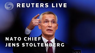 LIVE NATO Secretary General Jens Stoltenberg press conference in Prague [upl. by Yenittirb]