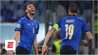 Italy THRASH Switzerland Has Manuel Locatelli alerted Europe’s big clubs  EURO 2020  ESPN FC [upl. by Akiemahs]