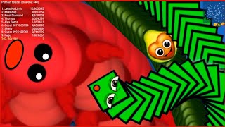 Magic a Slither Snake vs Giant Worms 49  WormsZoneio Best Gameplay [upl. by Ssur61]