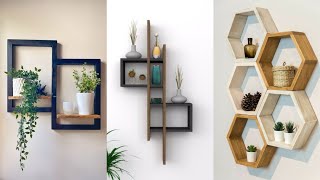 Latest 50 Wall Shelves Decorating  Home Wall Design ideas 2024 [upl. by Rocco]