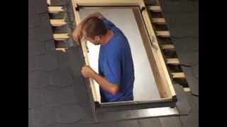 RoofLITE window installation 16  Slate roof  The flashing [upl. by Burrus]