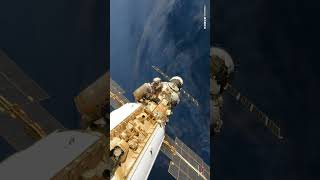 Spacewalk in iss space explore trending elonmusk curiosity [upl. by Goines]