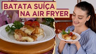 Na Airfryer BATATA ROSTI ou SUÍÇA RECHEADA sem ferver na água  Cozinha do Bom Gosto  Gabi Rossi [upl. by Ayanat155]