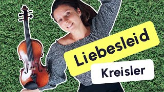 StepbyStep Liebesleid Kreisler Loves Sorrow Violin Tutorial [upl. by Lenee]