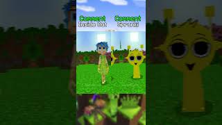 INCREDIBOX SPRUNKI vs INSIDE OUT 2 in MINECRAFT minecraft [upl. by Graff]