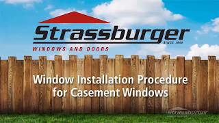 Strassburger casement window installation [upl. by Oznerol]