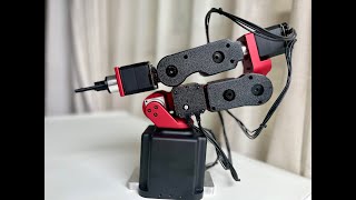 Open sourcehardware most accurate BLDC actuator designed robot 6 DOF arm [upl. by Banebrudge]