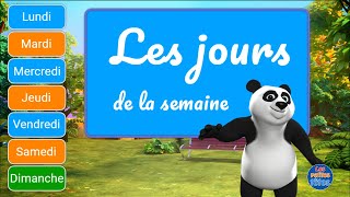 Apprendre les jours de la semaine en français French days of the week [upl. by Ikik]