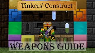 Tinkers Construct Weapons Minecraft 1710 Mod Guide [upl. by Fayette]