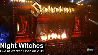 Sabaton  Night Witches live at Wacken Open Air 2019 [upl. by Eirolam]