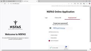 nsfas account recovery without phone number and email address [upl. by Brenda]