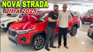 NOVA STRADA 2024  2025 ESSA É A TOP DE LINHA DOS 7 MODELOS DA NOVA FIAT STRADA [upl. by Alehtse]