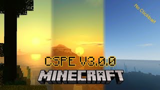 CSPE Shader v300 releastic reflection no clickbait [upl. by Atrahc113]