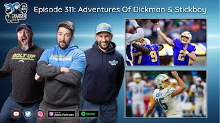 Bolts Fall To Broncos  Charger Chat Podcast  Adventures Of Dickman amp Stickboy  A Chargers Podcast [upl. by Kamillah971]