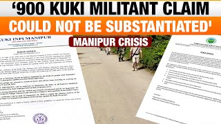 Manipur Security Advisor 900 Kuki Militant Claim Could not be Substantiated  News9 [upl. by Ahsad]