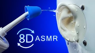 ASMR 8D Ear Cleaning for Sleep  360° Deep Inner Ear Triggers No Talking [upl. by Aikrahs]