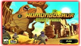 Ben 10  Humungousaur Giant Force  Full Games   Ben 10 Games ᴴᴰ [upl. by Acihsay]