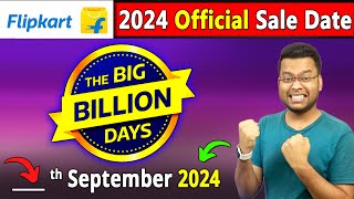 Flipkart Big Billion Days 2024 Sale Date  Big Billion Day Sale 2024  BBD 2024 Sale Date  BBD 2024 [upl. by Coben189]