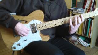 Telecaster thinline reissue 72 [upl. by Pease]