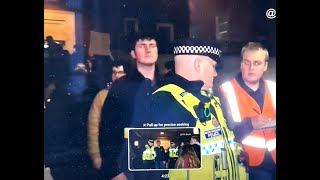 Manchester student mob uses intimidation tried to close prolife group down  Join the resistance [upl. by Ailemap]