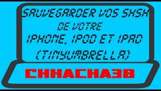 Comment sauvegarder vos SHSH de votre iPod iPhone et iPad TinyUmbrella [upl. by Lema]